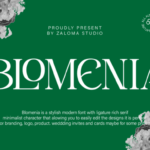 Blomenia Font - Featured Image