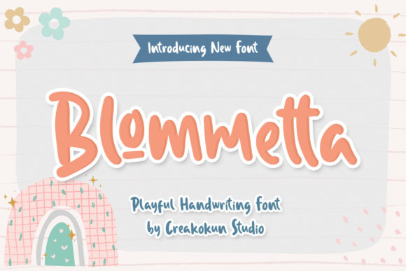 Blommetta Font - Featured Image