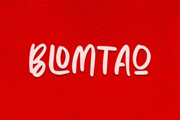 Blomtao Font - Featured Image