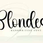 Blondes Font - Featured Image