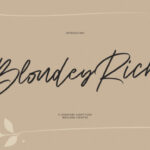 Blondey Rich Font - Featured Image