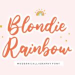 Blondie Rainbow Font - Featured Image
