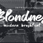 Blondness Font - Featured Image