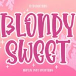 Blondy Sweet Font - Featured Image
