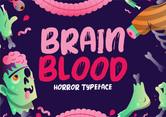 Blood Brain Font - Featured Image