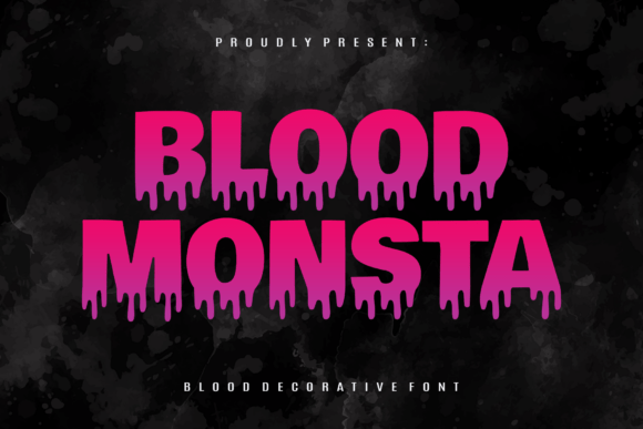 Blood Monsta Font - Featured Image