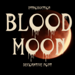 Blood Moon Font - Featured Image