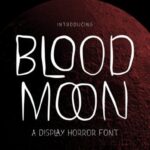 Blood Moon Font - Featured Image
