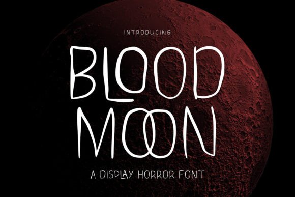 Blood Moon Font - Featured Image