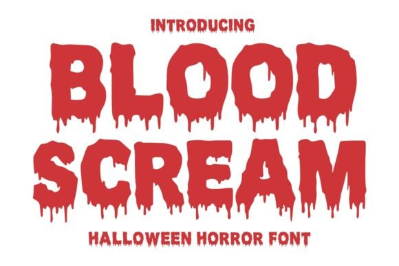 Blood Scream Font - Featured Image