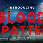 Blood Spatter Font - Featured Image