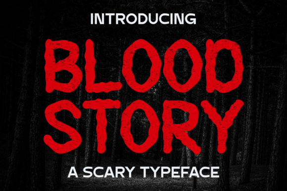 Blood Story Font - Featured Image