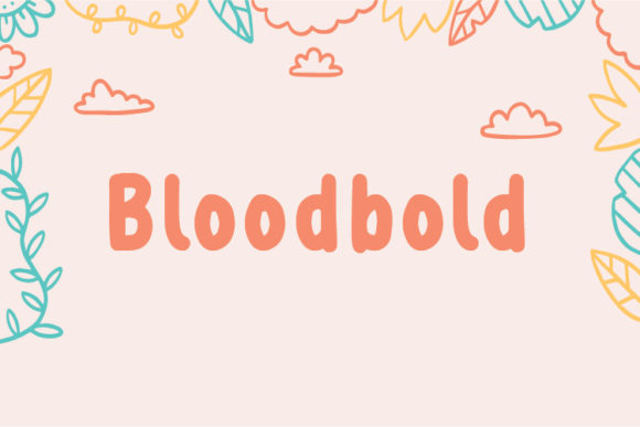 Bloodbold Font - Featured Image