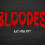 Bloodes Font - Featured Image