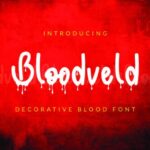 Bloodveld Font - Featured Image