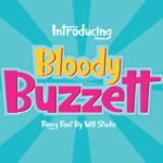 Bloody Buzzett Font - Featured Image