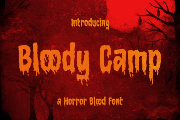 Bloody Camp Font - Featured Image