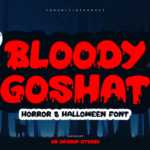 Bloody Goshat Font - Featured Image