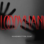 Bloody Hand Font - Featured Image