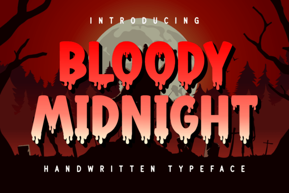Bloody Midnight Font - Featured Image