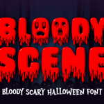 Bloody Scene Font - Featured Image