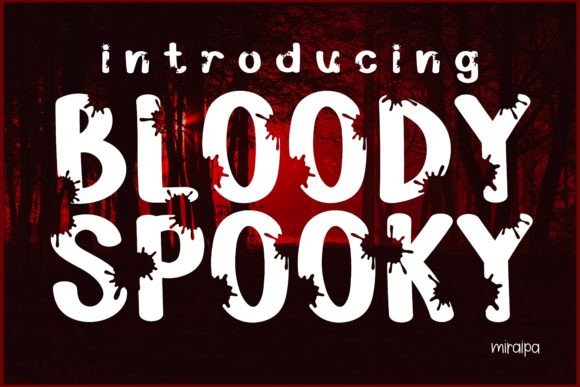 Bloody Spooky Font - Featured Image