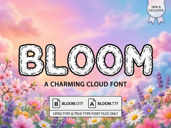 Bloom Font - Featured Image