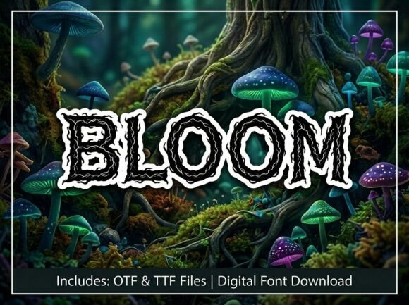 Bloom Font - Featured Image