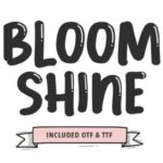 Bloom Shine Font - Featured Image