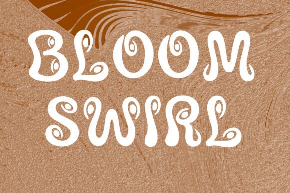 Bloom Swirl Font - Featured Image
