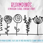Bloomdings Font - Featured Image