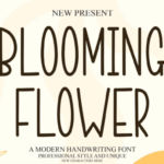Blooming Flower Font - Featured Image