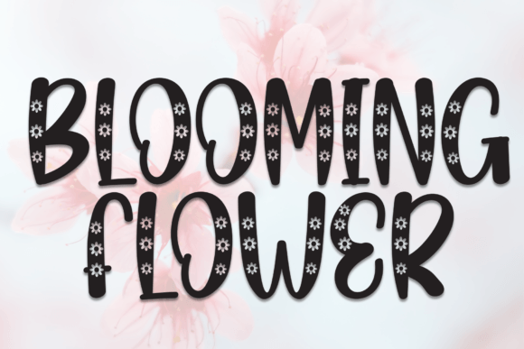 Blooming Flower Font - Featured Image