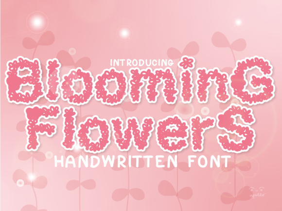 Blooming Flowers Font - Featured Image
