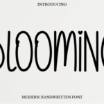 Blooming Font - Featured Image