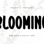 Blooming Font - Featured Image