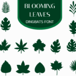 Blooming Leaves Font - Featured Image
