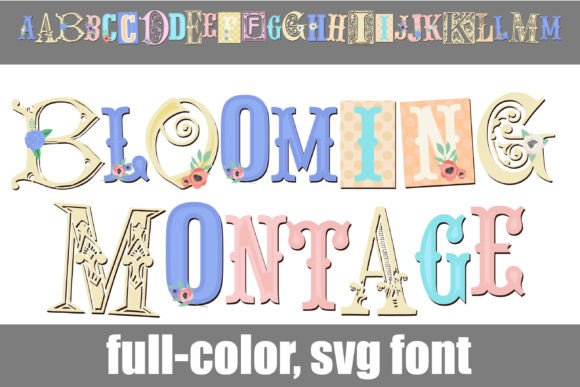 Blooming Montage Font - Featured Image