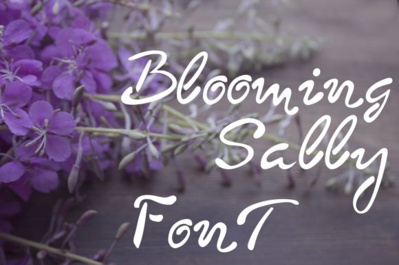 Blooming Sally Font - Featured Image