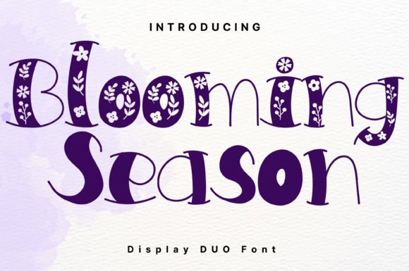Blooming Season Font - Featured Image