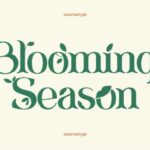 Blooming Season Font - Featured Image