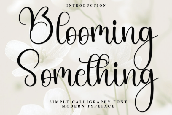 Blooming Something Font - Featured Image