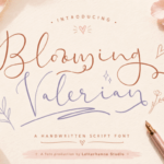 Blooming Valerian Font - Featured Image