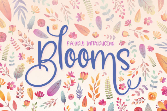 Blooms Font - Featured Image