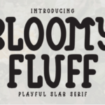 Bloomy Fluff Font - Featured Image