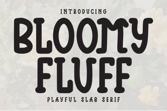 Bloomy Fluff Font - Featured Image