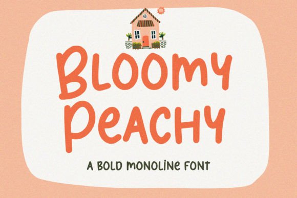 Bloomy Peachy Font - Featured Image