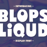 Blops Liqud Font - Featured Image