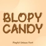 Blopy Candy Font - Featured Image