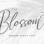 Blossom Font - Featured Image